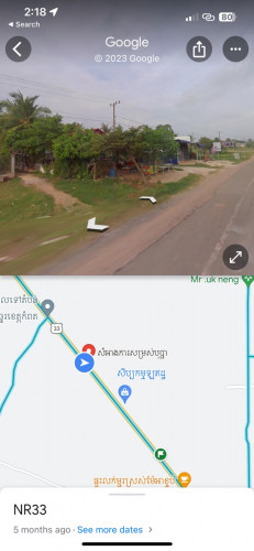 ដីលក់នៅកំពតក្បាក២២បណ្តោយ36ម៉ែត្រ