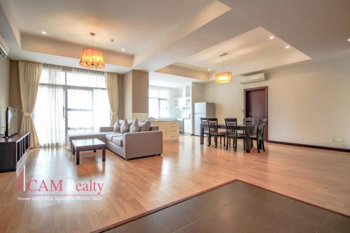 3 bedrooms serviced apartment for rent in Tonle Basak – Phnom Penh