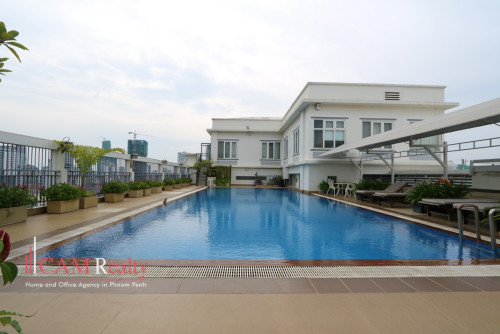 3 bedrooms serviced apartment for rent in Tonle Basak – Phnom Penh