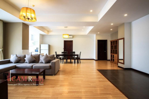 3 bedrooms serviced apartment for rent in Tonle Basak – Phnom Penh