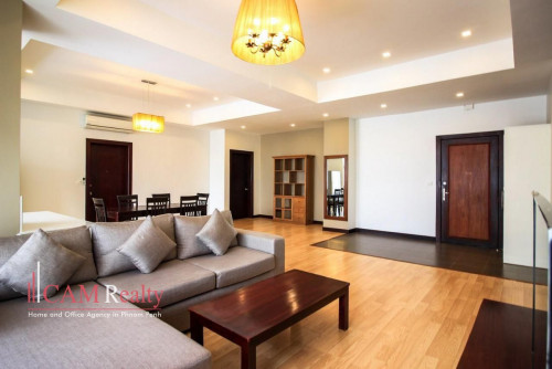 3 bedrooms serviced apartment for rent in Tonle Basak – Phnom Penh
