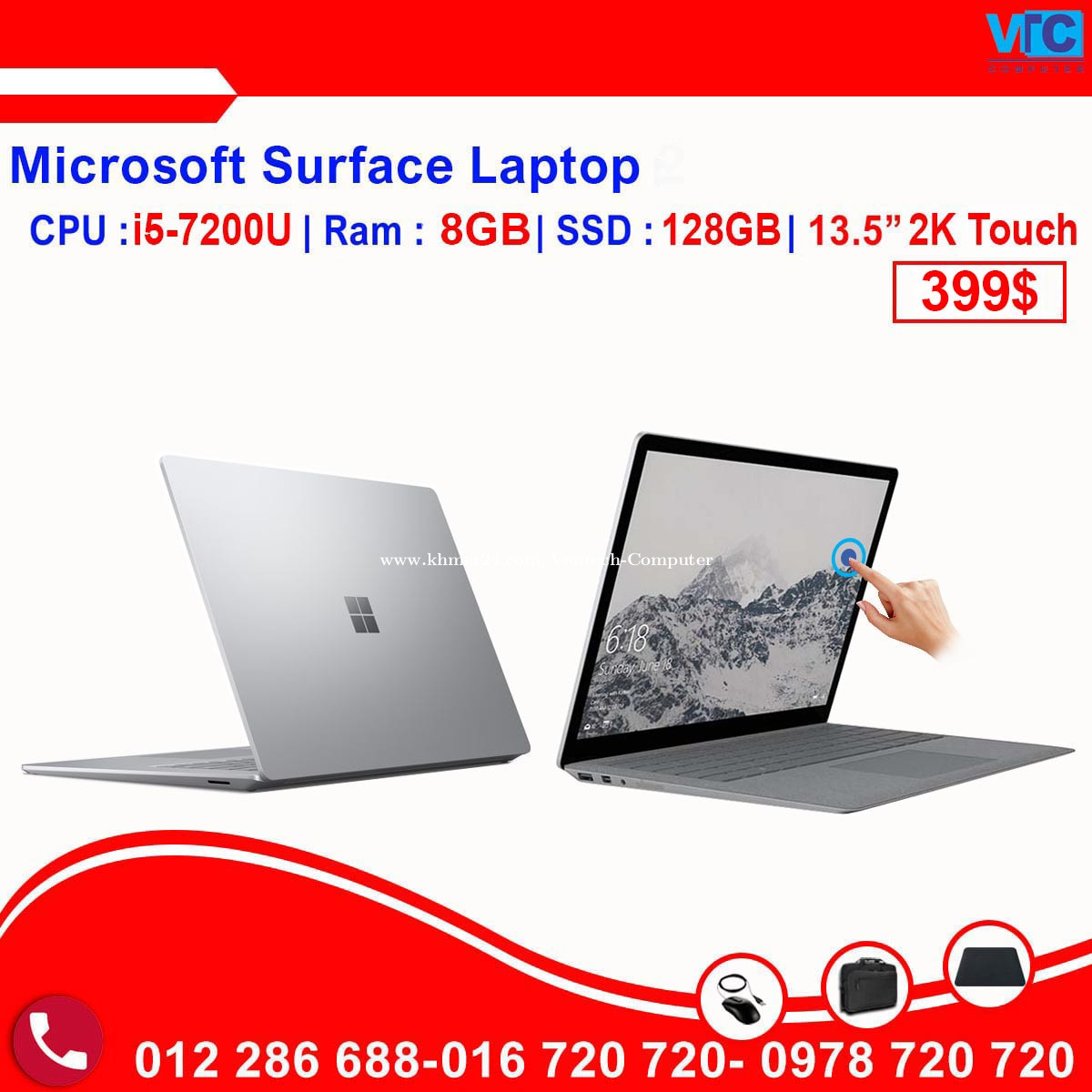 Surface Laptop 2 Price $649.00 in Mittakpheap, Cambodia - Vantech