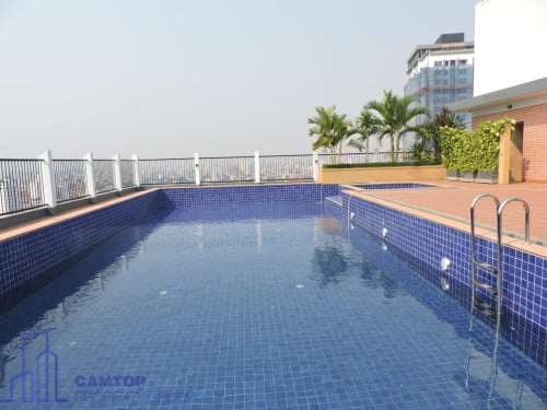 3 Bedroom Apartment for rent in Tonle Bassac With Pool Is Available