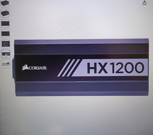 Power supply Corsair HX Series, HX1200, 1200 Watt.