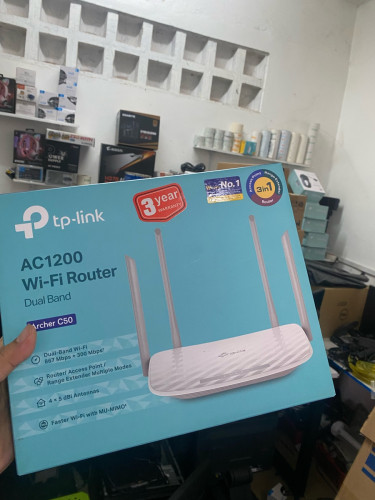  TP-Link AC1200 Reliable Dual Band WiFi Router (Archer C50) :  Electronics