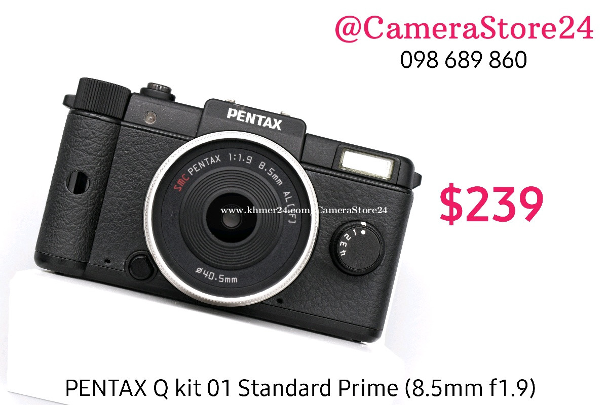 PENTAX Q kit 01 Standard Prime (8.5mm f1.9) Price $239.00 in Tonle