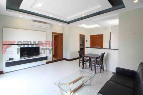 1 Bedroom apartment with swimming pool and gym available for rent in Phsar Doem Thkov Area.