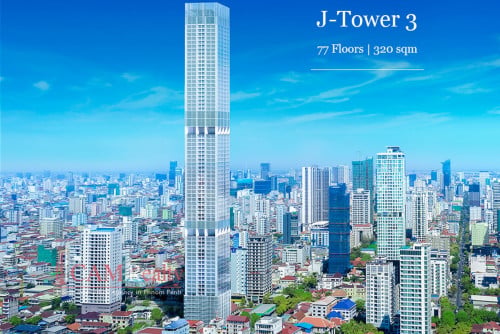 J Tower 3 : Tallest Residential Highrise in Phnom Penh - the Capital of Cambodia