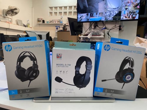 HP Gaming Headset H120G, H100
