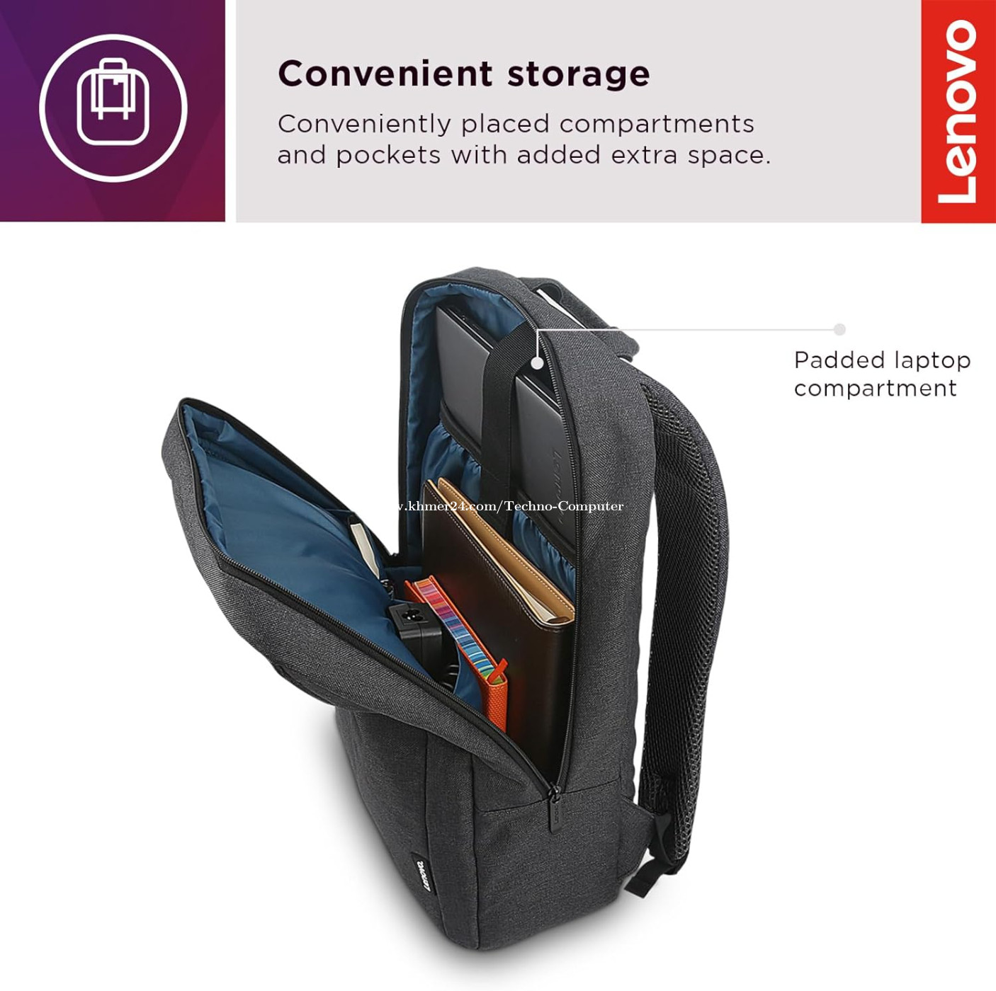 Shop Lenovo Laptop Backpack B210, fits for 15 – Luggage Factory