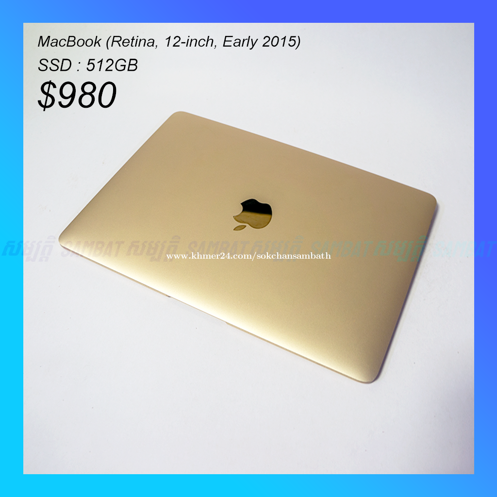 MacBook (Retina, 12-inch, Early 2015) $980 Price $980.00 in Chakto