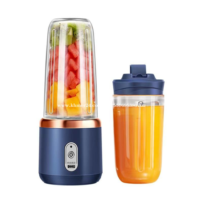 Juicer Optional Double Cup Portable Charging Small Sports Juice Cup Student  Home Multifunctional Juicer Juicer Cup