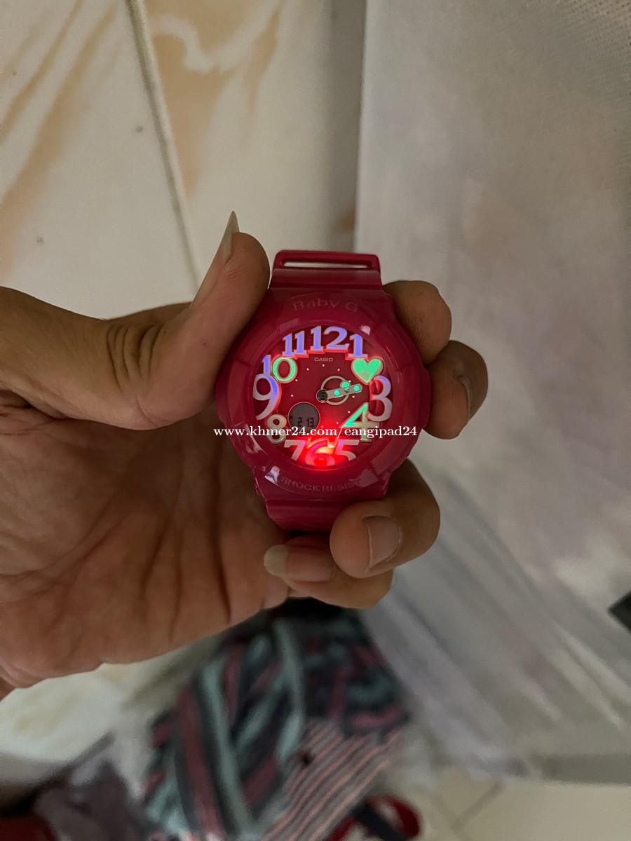 Baby g shock top with second hand