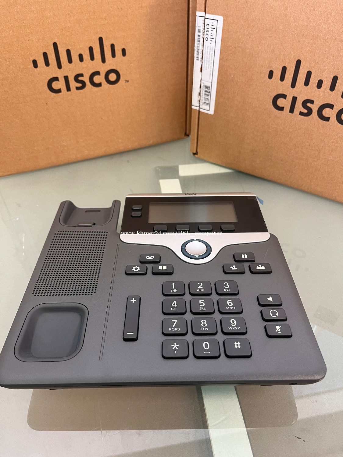 Cisco IP Phone CP-7821-K9 Charcoal, Black Price $25.00 in Tonle Basak,  Cambodia - BSL Computer | Khmer24.com