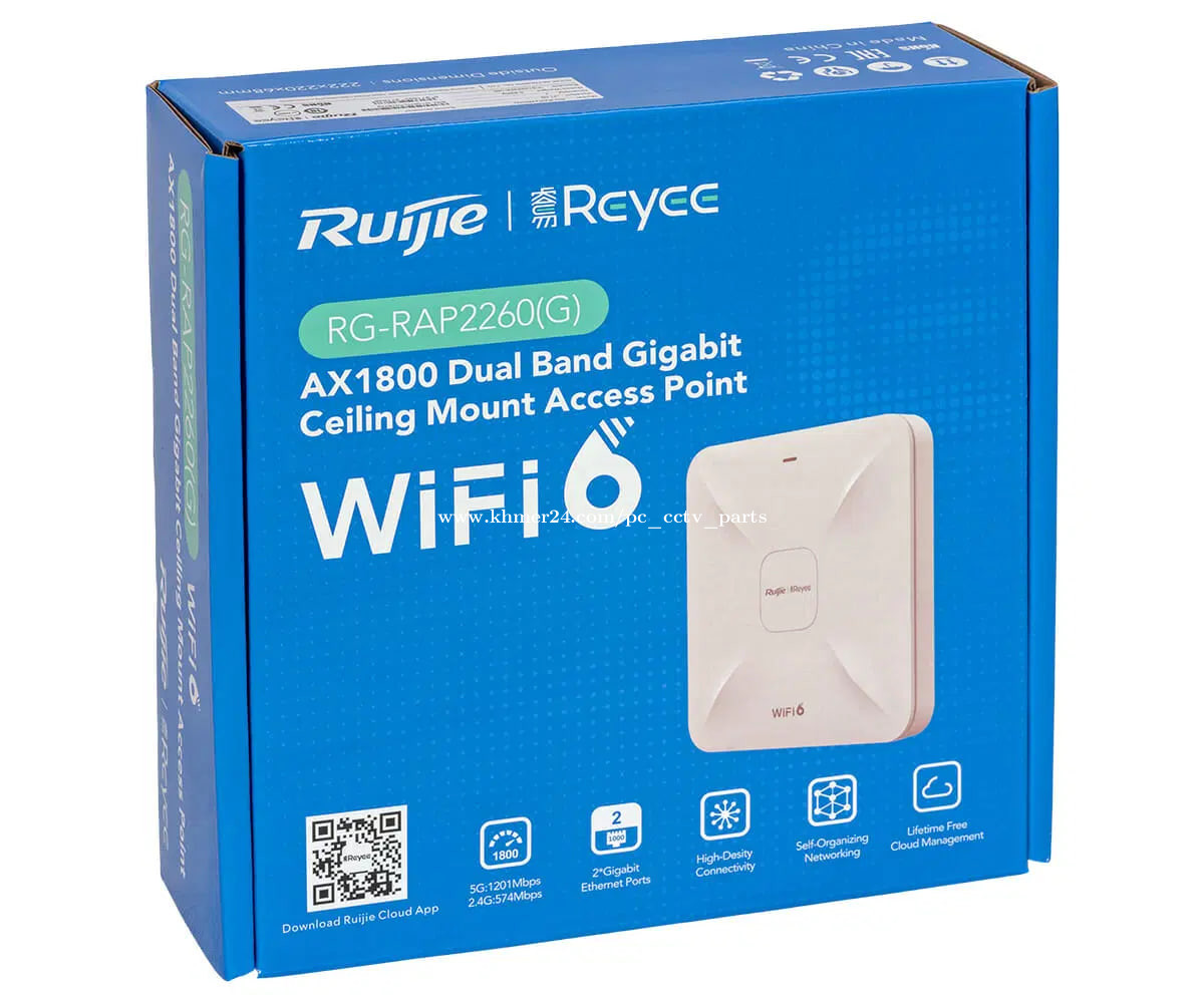 RG-RAP2260(G) Reyee Wi-Fi 6 AX1800 Ceiling Access Point price $110.00 ...