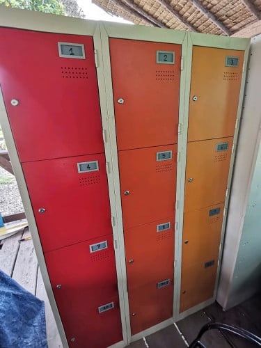 Locker 12 doors