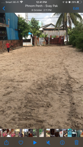 Land for rent/ដីជួលធ្វើឃ្លាំងនៅសង្កាត់ស្វាយប៉ាក
