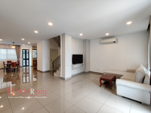 4 bedrooms twin-villa for rent in Chip Mong 60M – Phnom Penh