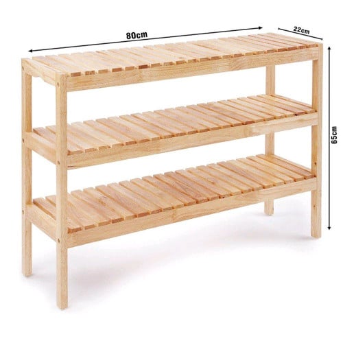 ធ្នើរស្បែកជើង ប្រភេទ ឈើ