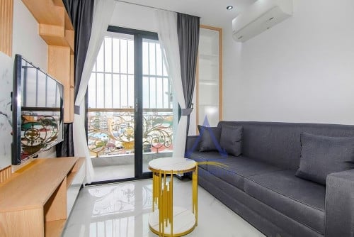 BKK3 area | Serviced apartment one bedrooms with steam, souna for rent near Toul Sleng Museum