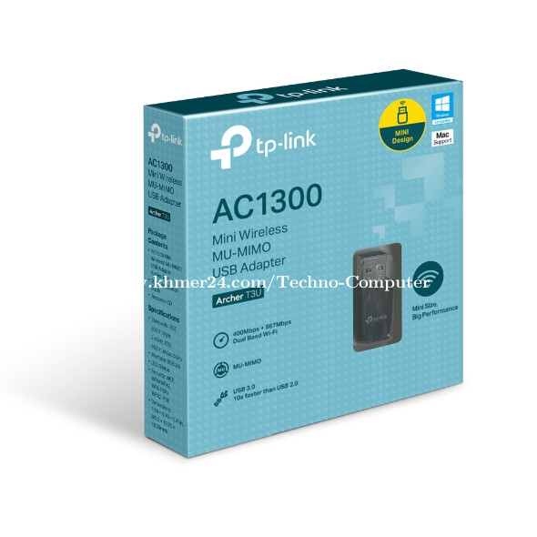 Adaptateur USB sans fil AC1300Mbps Mini adaptateur USB 2.0 5G/2.4G pour PC  - PrimeCables®