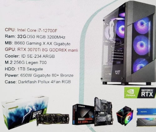 LENOVO និង CPU Intel core i7-12700F