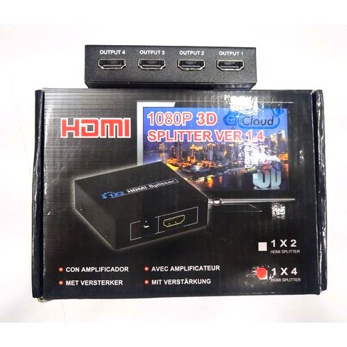 HDMI 1080P 3D Ver 1.4 Splitter  1x2 