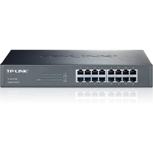 TL-SG1016D TP-Link 16-Port Gigabit Ethernet Unmanaged Switch