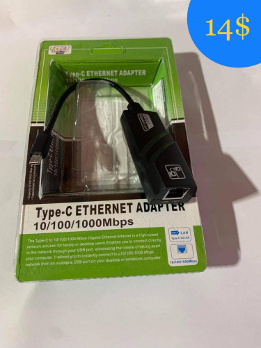 USB TYPE-C to Ethernet (LAN)