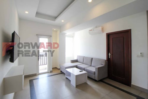 2 Bedrooms apartment with gym available for rent in BKK3 Area (Toul Sleng Area)