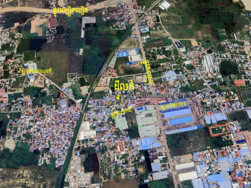 »»» ដីលក់បន្ទាន់ ៣០០ម ពីផ្លូវកប់ស្រូវ ជិតផ្សារបឹងបៃតង និង ផ្លូវល្បឿនលឿន