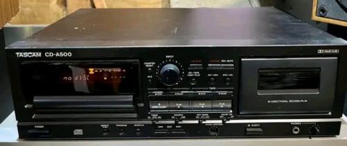 TASCAM CD-A500 CD player Cassette recorder