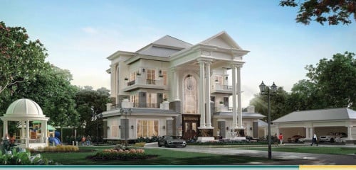 Villa King A សម្រាប់ជួលក្នុងបុរីប៉េងហួតបឹងស្នោរក្នុងគម្រោង​ EcoMelody