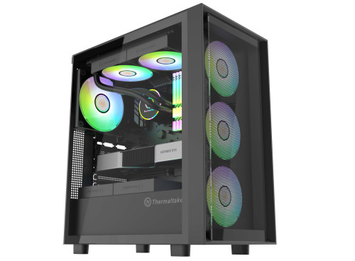 Thermaltake Landscape Gaming Case Black White 