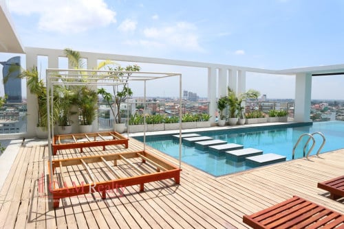 2 bedrooms apartment for rent near Central Market, Khan Daun Penh, Phnom Penh