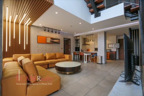 프놈펜에 렌트 아파트 3 bedrooms duplex penthouse apartment for rent in Sen Sok – Phnom Penh.