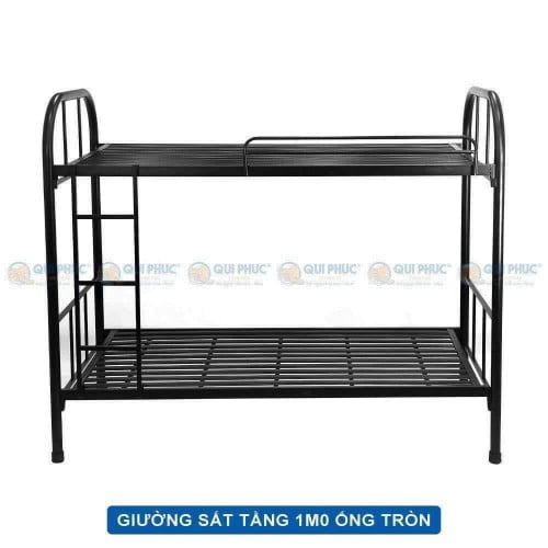 គ្រែដែក2ជាន់ ពណ៌ខ្មៅ