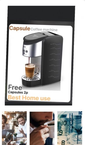Machine capsule coffee