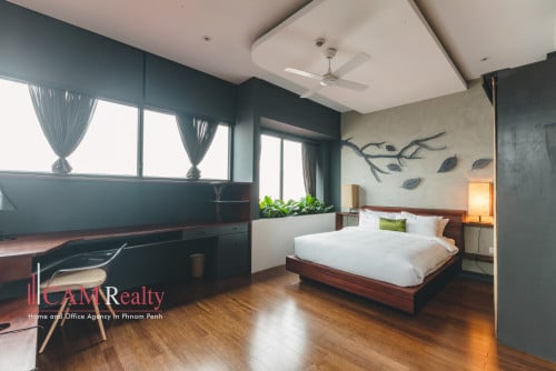 Amazing designed 2 bedrooms fully serviced for rent in Tonle Basak - Phnom Penh