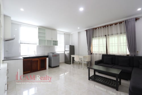 Modern style 1 bedroom apartment available for rent Phsar Derm Thkov area