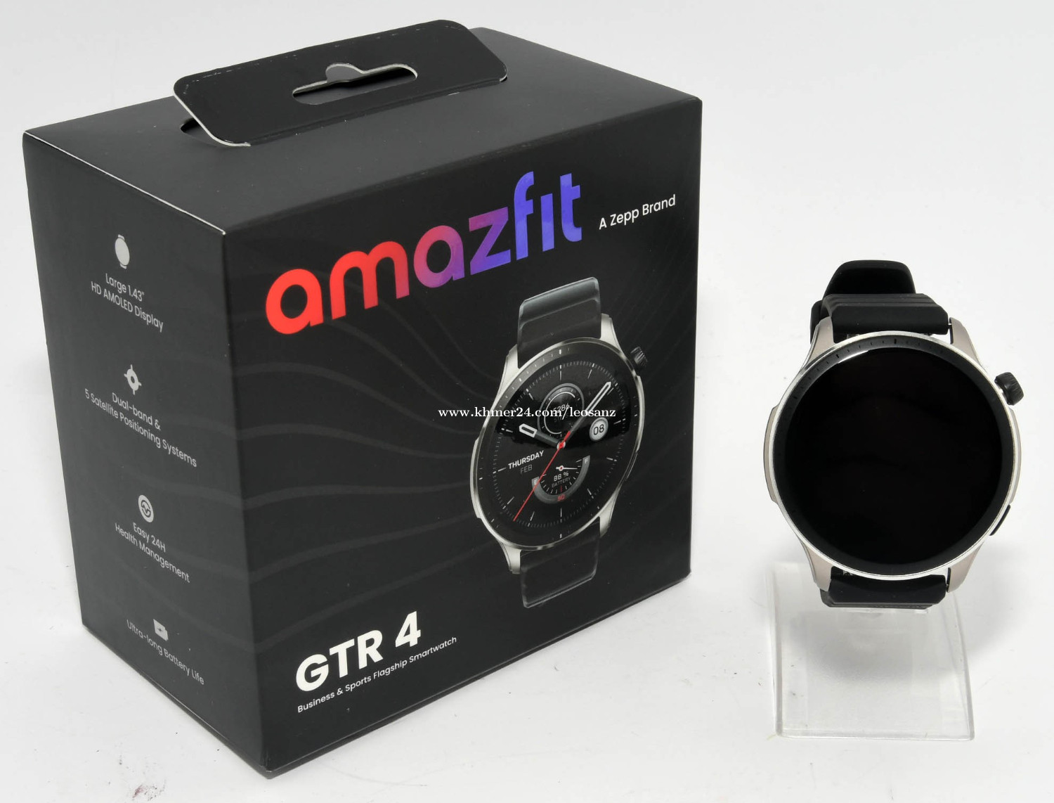 Amazfit GTR 4 Buisness & Sports Flagship Black Smartwatch