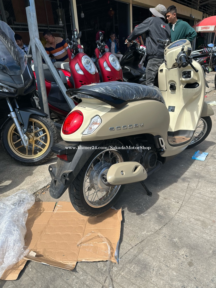 Honda Scoopy 2024 Price 2680.00 in Veal Vong, Cambodia លក់ម៉ូតូ