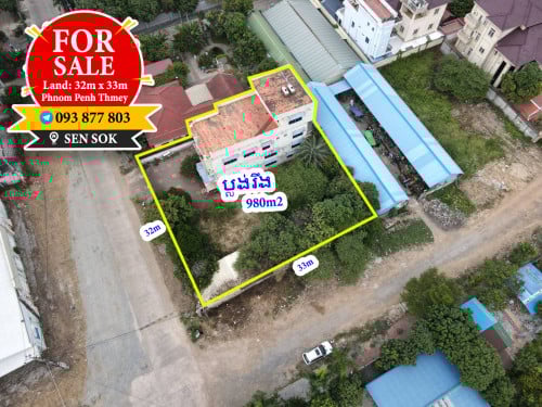 ដី និងផ្ទះលក់លើផ្លូវ1003 សង្កាត់ភ្នំពេញថ្មី