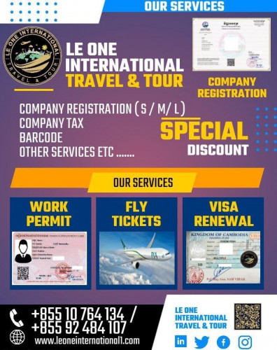 \ud83d\udca5Special Discount On Visa Renewal, Work Permit, Company Registration,Barcode, Company Tax, Ticket\ud83d\udca5