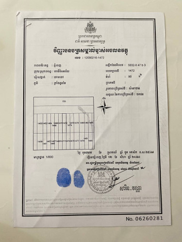 ផ្ទះលក់បន្ទាន់ តម្លៃល្អ ជិត ស្ពានអាកាសចោមចៅ