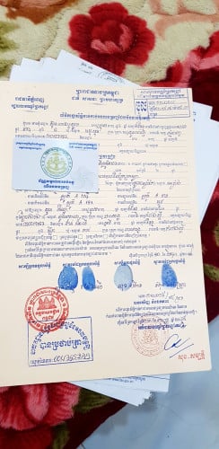 ដីលក់បន្ទាន់ក្រោមទីផ្សារតម្លៃត្រឹម8500$នៅពន្សាំង ខណ្ឌព្រែកព្នៅ រាជធានីភ្នំពេញ នៅជិតភ្នំរាប