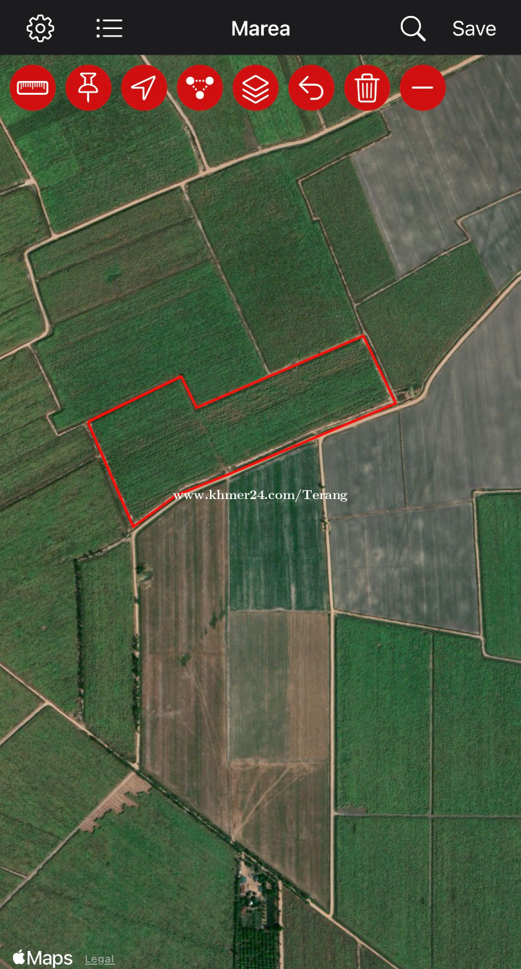 Land for Sale at Svay Rieng 8.6ha ដីវិនិយោគលក់នៅខេត្តស្វាយរៀង 8