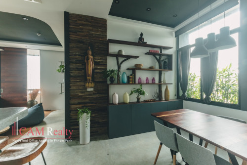 Contemporary 1 bedroom fully serviced apartment for rent in Tonle Basak