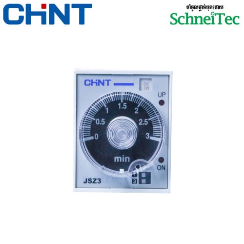 CHINT រឺឡេកំណត់ពេល JSZ3A 5s-24h 220VAC 380VAC 12VDC 24VDC