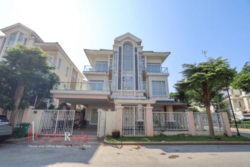 6 Bedroom Queen Villa For Rent in Borey Chip Mong Sen Sok - next to AEON Mall Sen Sok City